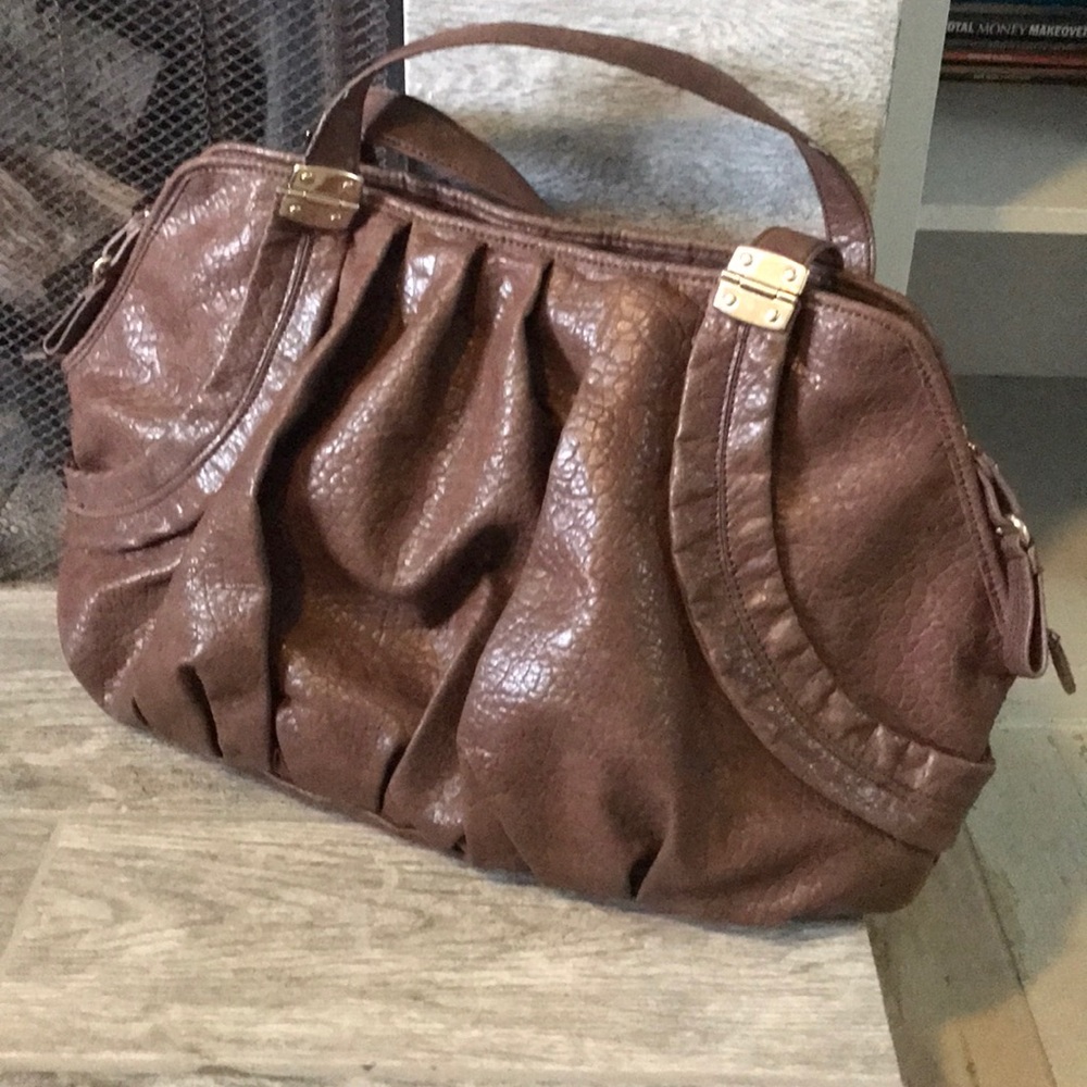 Jessica Simpson Brown Slouch Handbag